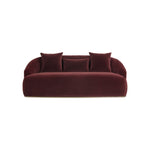 Aster 78" Sofa FURNITURE - sofa Sunpan Merlot