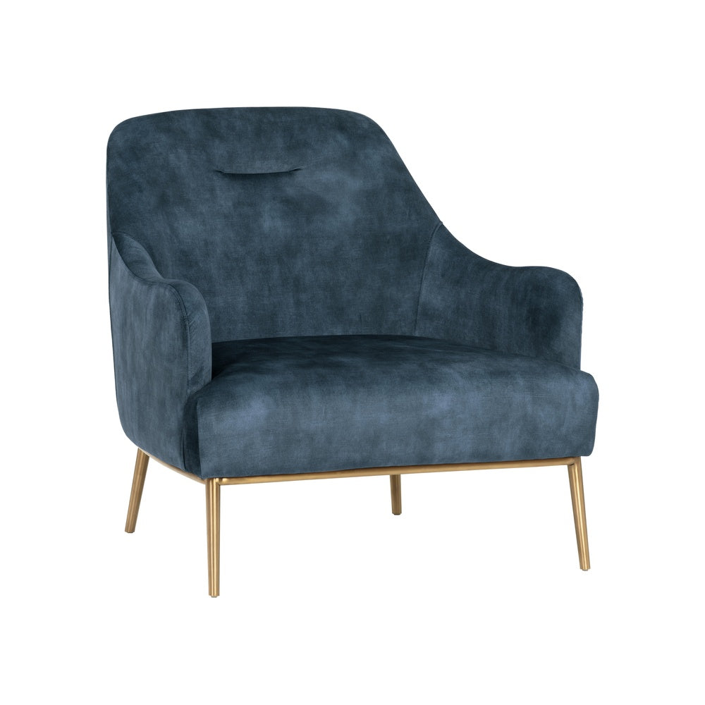 Camen Lounge Chair FURNITURE - lounge chair Sunpan Nono Petrol