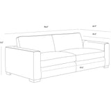 Baylor 72" Sofa FURNITURE - sofa Sunpan