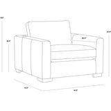 Betton Armchair FURNITURE - lounge chair Sunpan