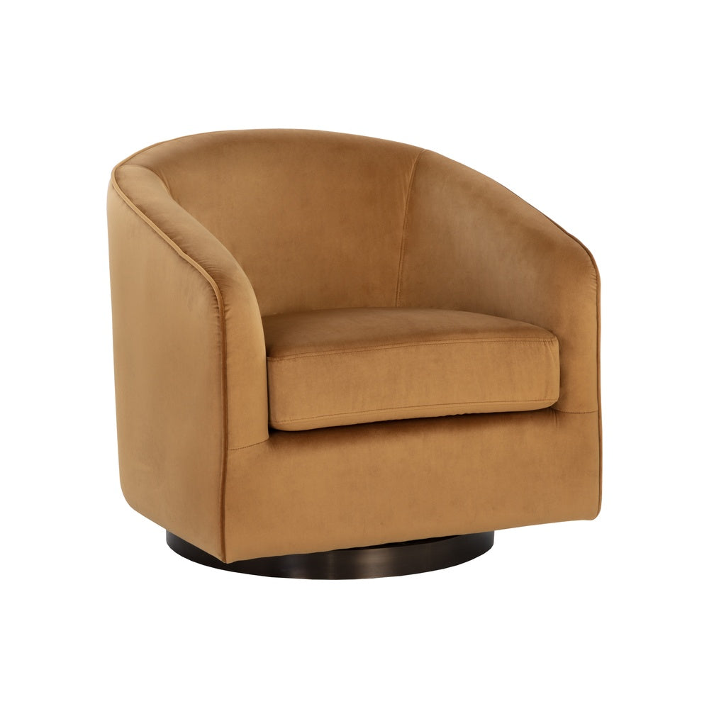 Haze Swivel Lounge Chair FURNITURE - lounge chair Sunpan Gold Sky