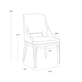 Estrano Dining Chair FURNITURE - dining chair Sunpan