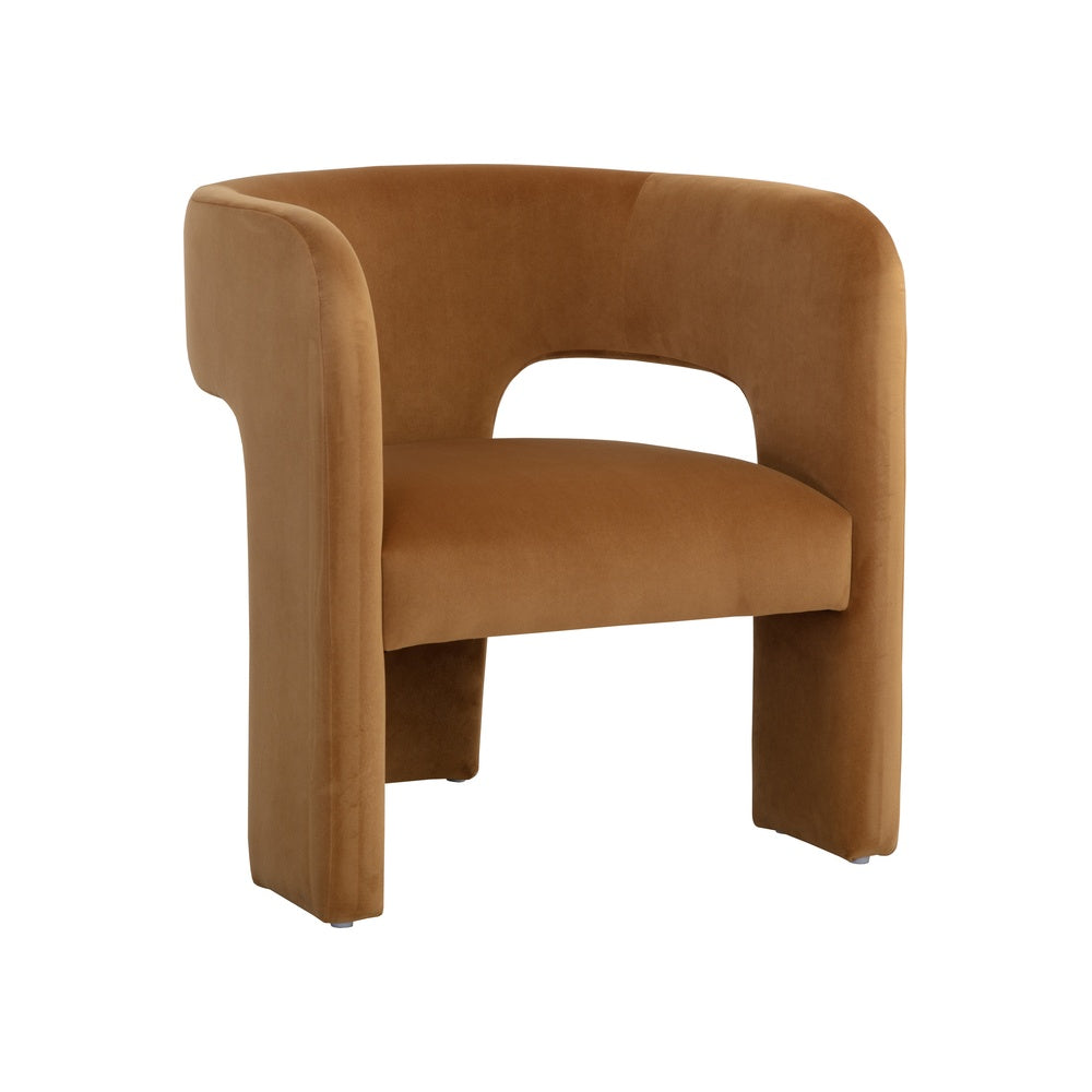 Isiron Lounge Chair FURNITURE - lounge chair Sunpan Meg Gold