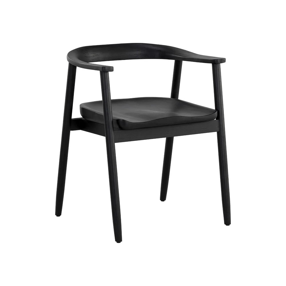Jerome Dining Armchair, Black