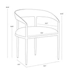 Zanora anatta Dining Armchair FURNITURE - dining chair Sunpan