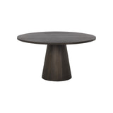Elira Round Dining Table FURNITURE - dining table Sunpan Brown Oak