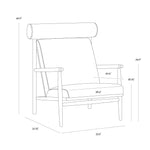 Biku Lounge Chair FURNITURE - lounge chair Sunpan