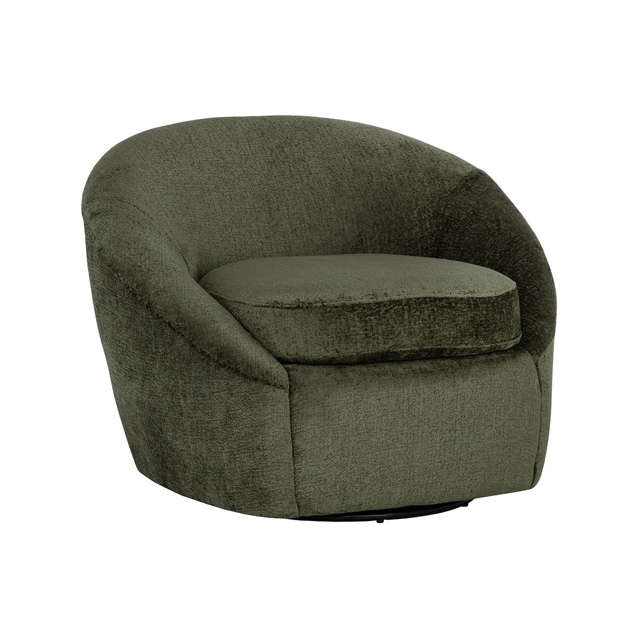 Blace Swivel Lounge Chair FURNITURE - lounge chair Sunpan Bergen Olive