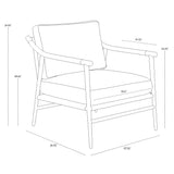 Meare Armchair FURNITURE - lounge chair Sunpan