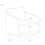 Ganton Armchair FURNITURE - lounge chair Sunpan