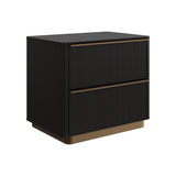 Kallia Nightstand FURNITURE - night stand Sunpan Charcoal
