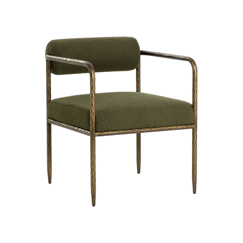Alani Dining Armchair FURNITURE - dining chair Sunpan Copenhagen Olive