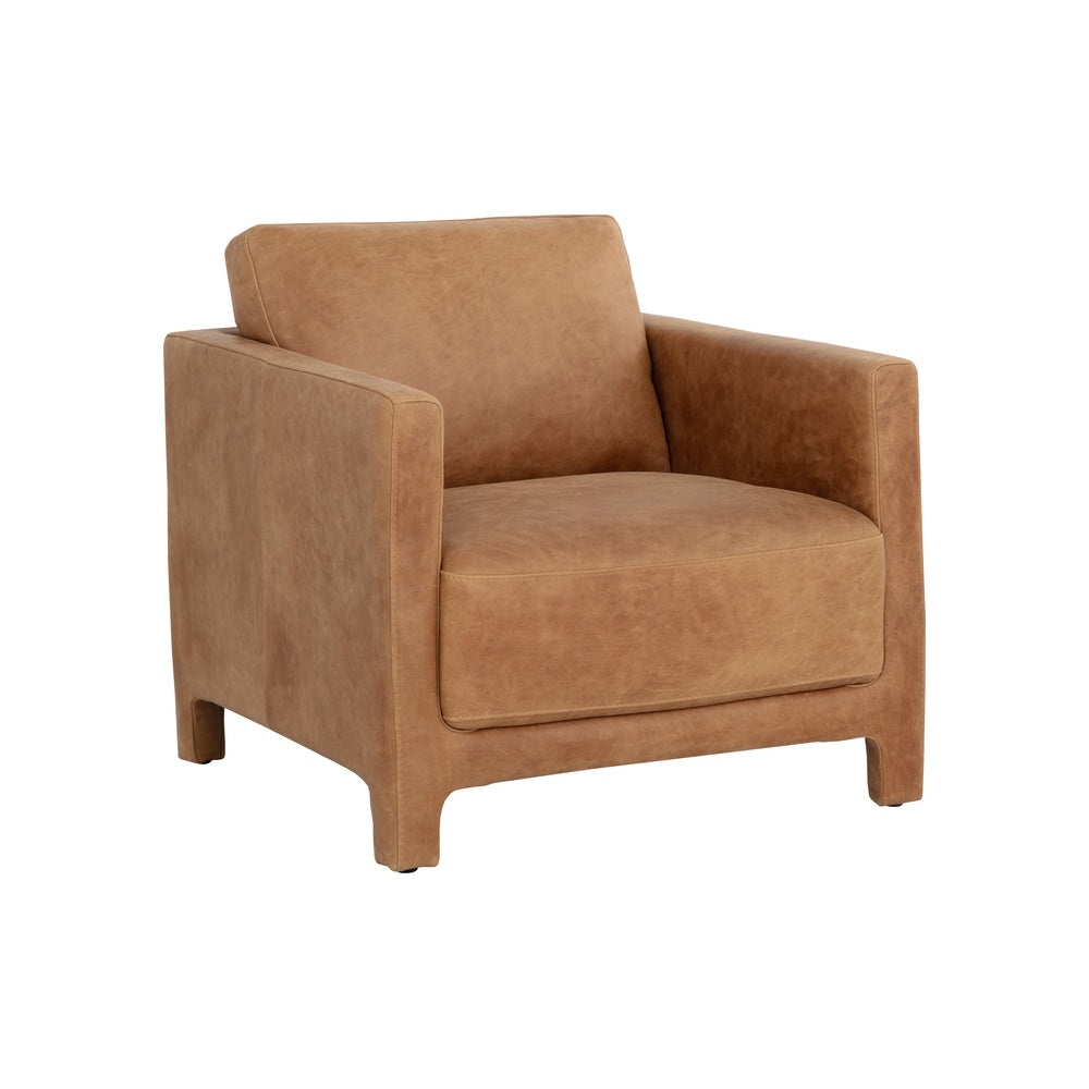 Rodman Lounge Chair FURNITURE - lounge chair Sunpan Camel Leather