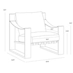 Burke Lounge Chair FURNITURE - lounge chair Sunpan