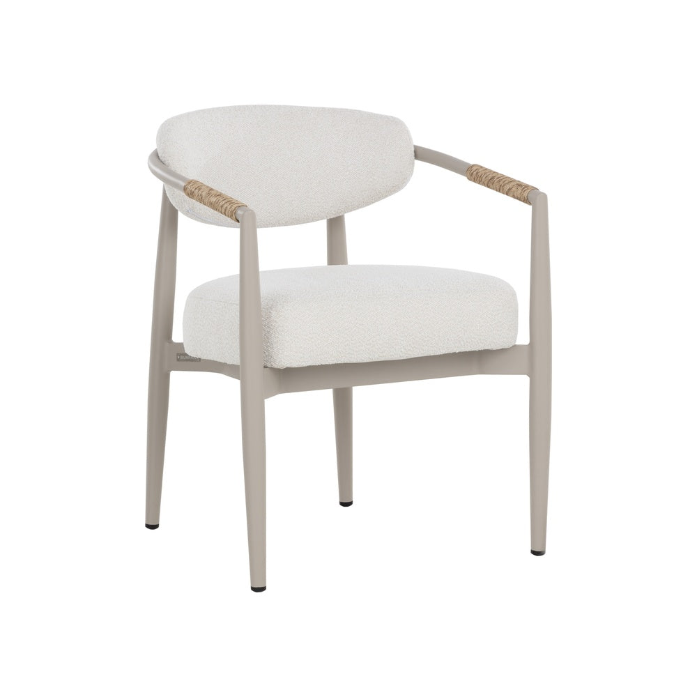 Marion Dining Armchair FURNITURE - outdoor dining chair Sunpan Greige