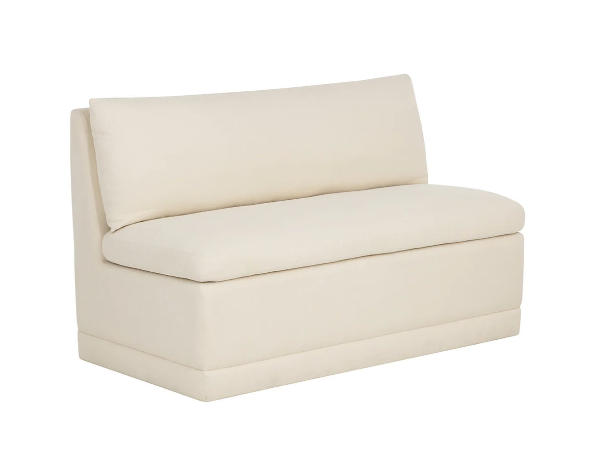 Donna Banquette FURNITURE - bench Sunpan Alabaster