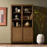 Marianne Panel and Glass Cabinet