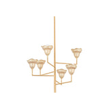 Alora Chandelier LIGHTING - chandelier Hudson Valley Lighting Vintage Gold Leaf Small