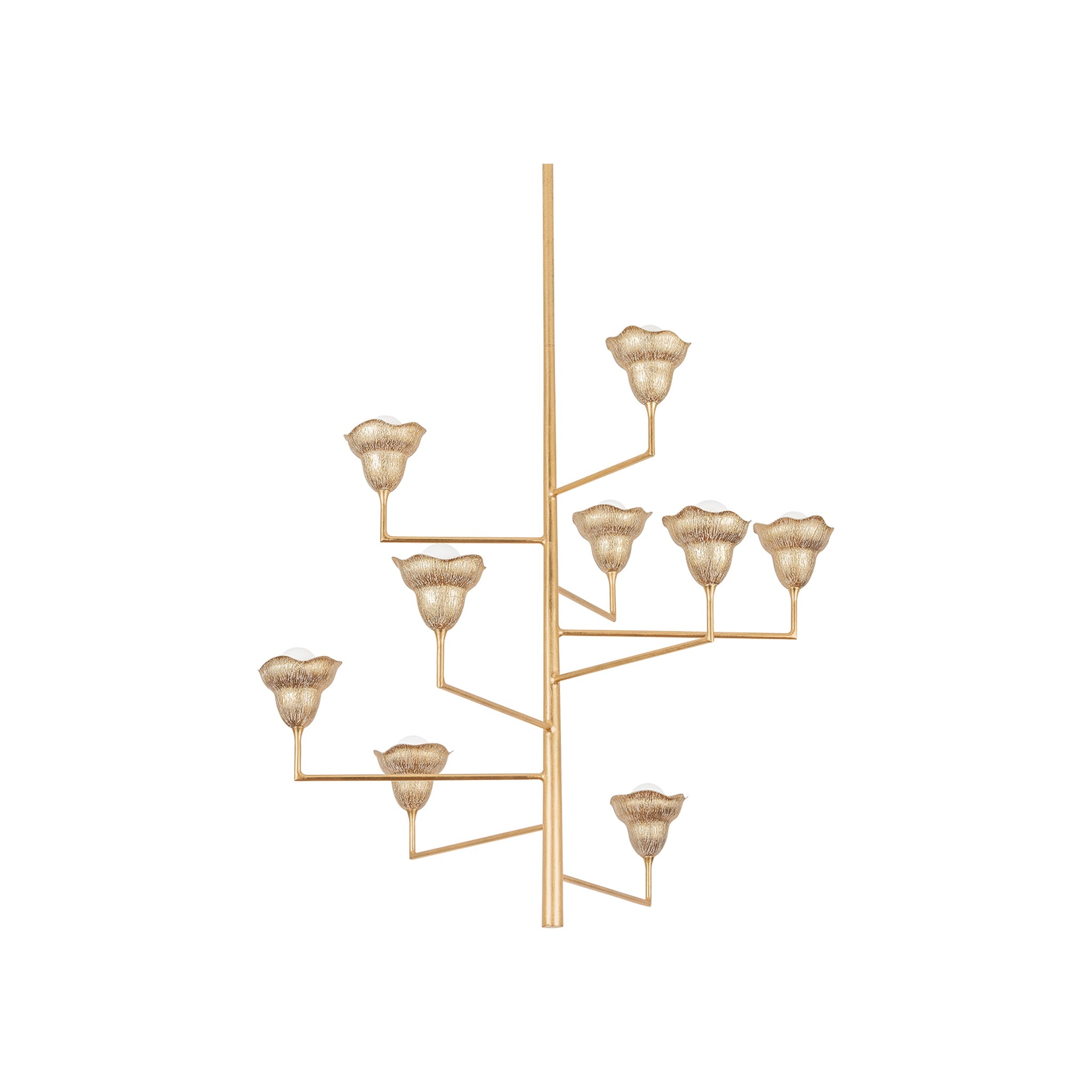 Alora Chandelier LIGHTING - chandelier Hudson Valley Lighting Vintage Gold Leaf Large