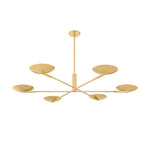 Johnson Chandelier LIGHTING - Chandelier Hudson Valley Lighting Aged Brass