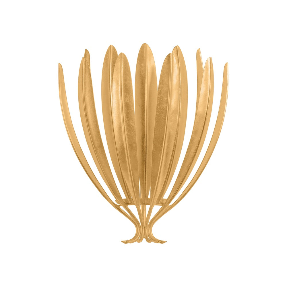 Whitfield Wall Sconce LIGHTING - Wall Sconce Hudson Valley Lighting Vintage Gold Leaf