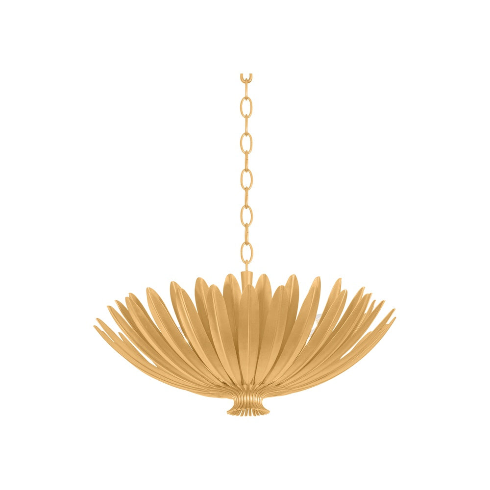 Whitfield Chandelier LIGHTING - Chandelier Hudson Valley Lighting Vintage Gold Leaf Small
