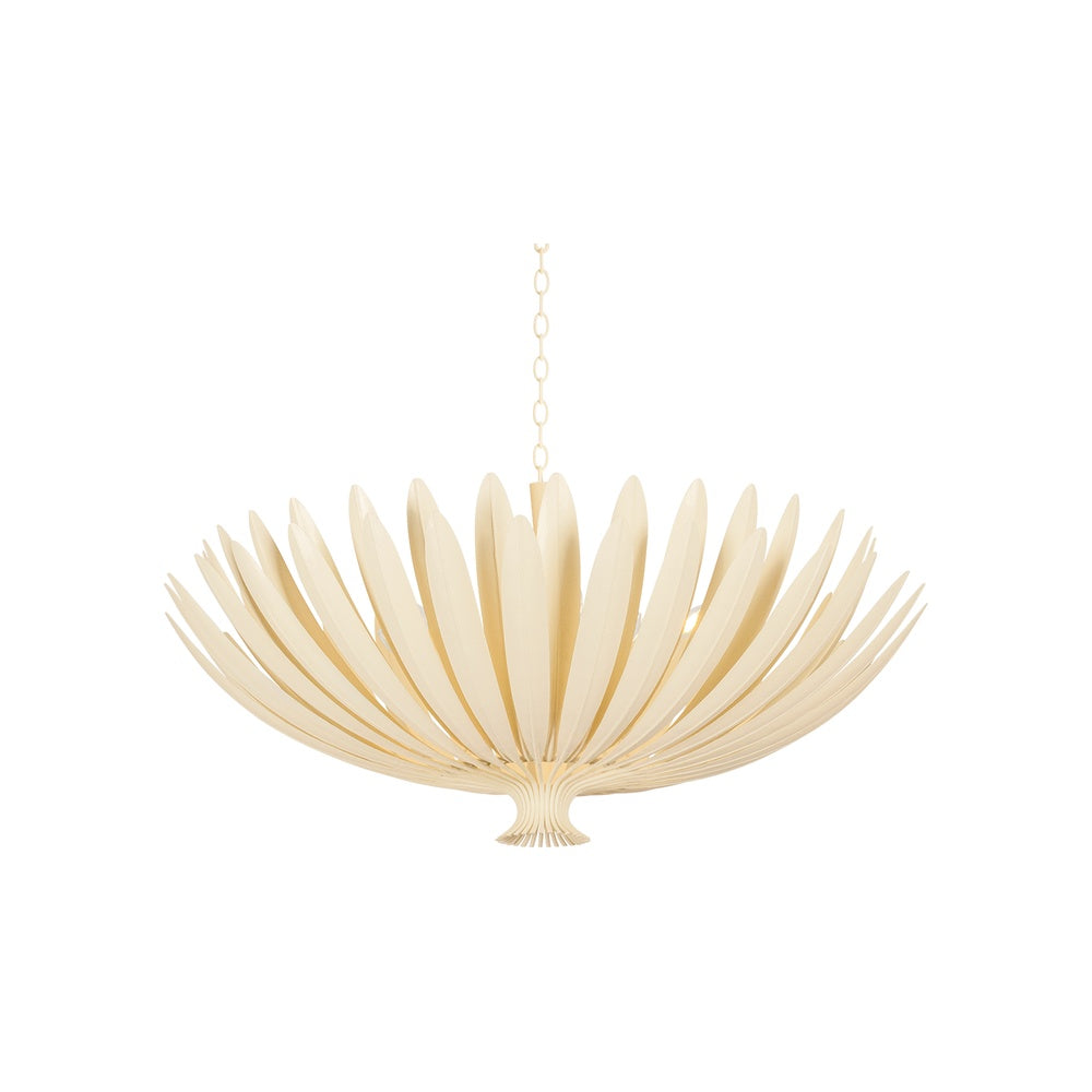 Whitfield Chandelier LIGHTING - Chandelier Hudson Valley Lighting Cream Plaster Large