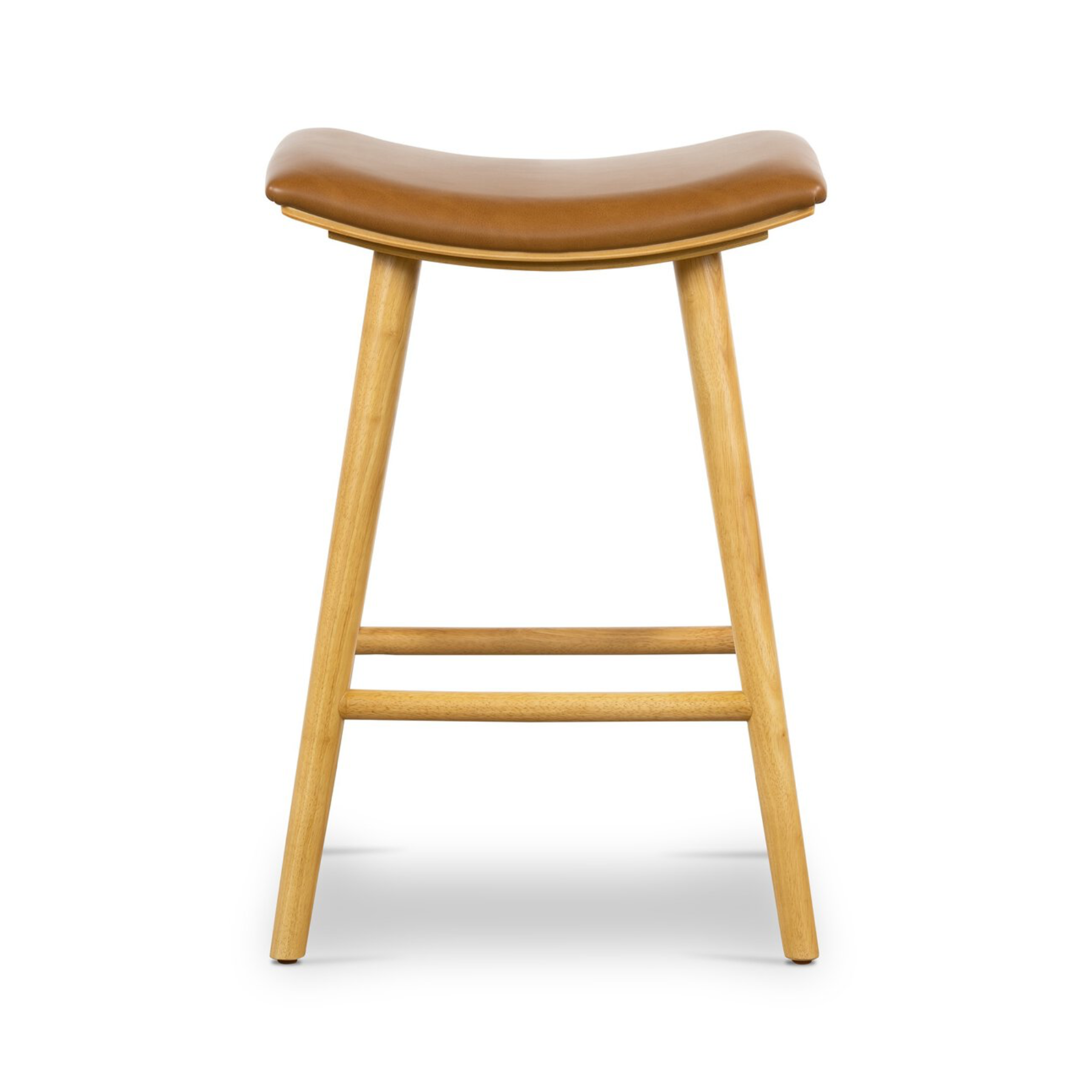 Union Saddle Counter Stool FURNITURE - bar/counter stool Four Hands Sierra Butterscotch/Smoked Natural