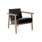 Arnett Chair 0- FURNITURE - chair Four Hands Dakota Black
