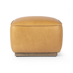 Sinclair Square Ottoman-21" FURNITURE - ottoman Four Hands Palermo Butterscotch