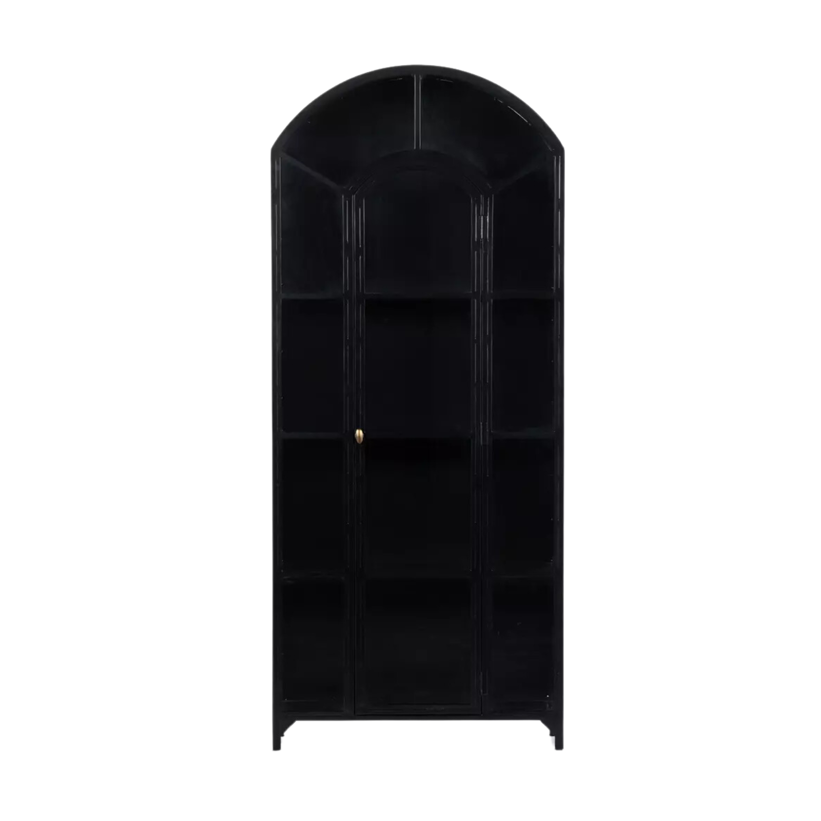Beatty Metal Cabinet 7 - FURNITURE - bookcase/cabinet Four Hands Iron Black