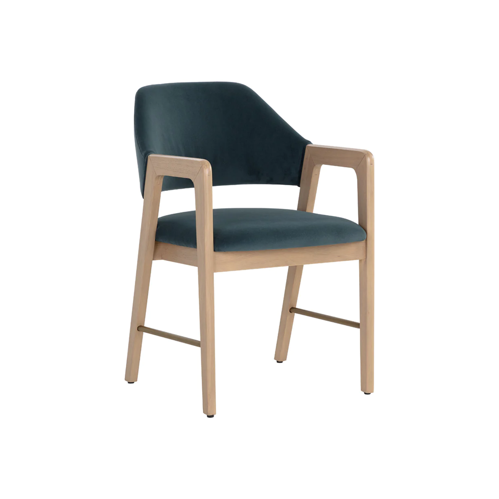 Maria Dining Armchair, Dusty Teal