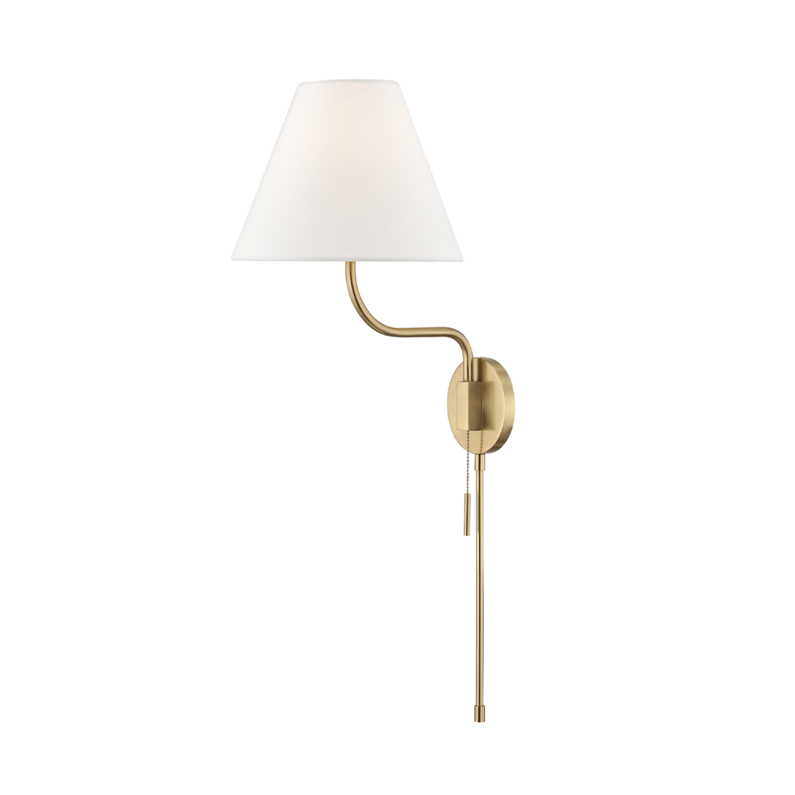 Patti Plug-in Sconce by Mitzi LIGHTING - sconce Hudson Valley Lighting Aged Brass