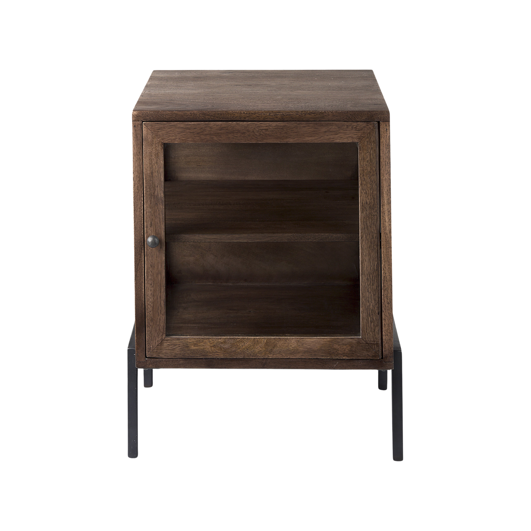 Ariel Side Table 14 - FURNITURE - nightstand Mercana Medium Brown
