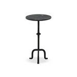 Jocelyn End Table - Black Marble FURNITURE - accent table Four Hands