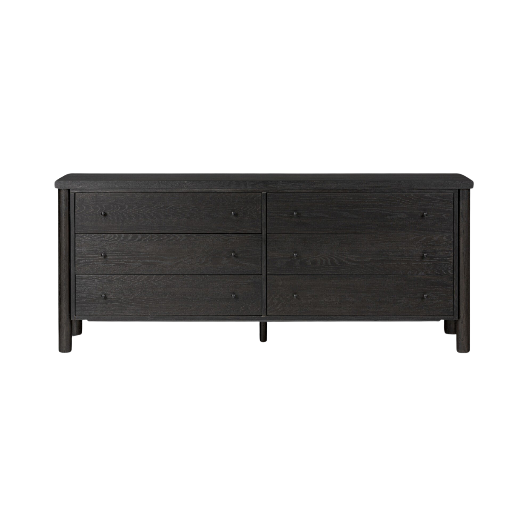 Roark Dresser FURNITURE - dresser Four Hands Ebony Oak