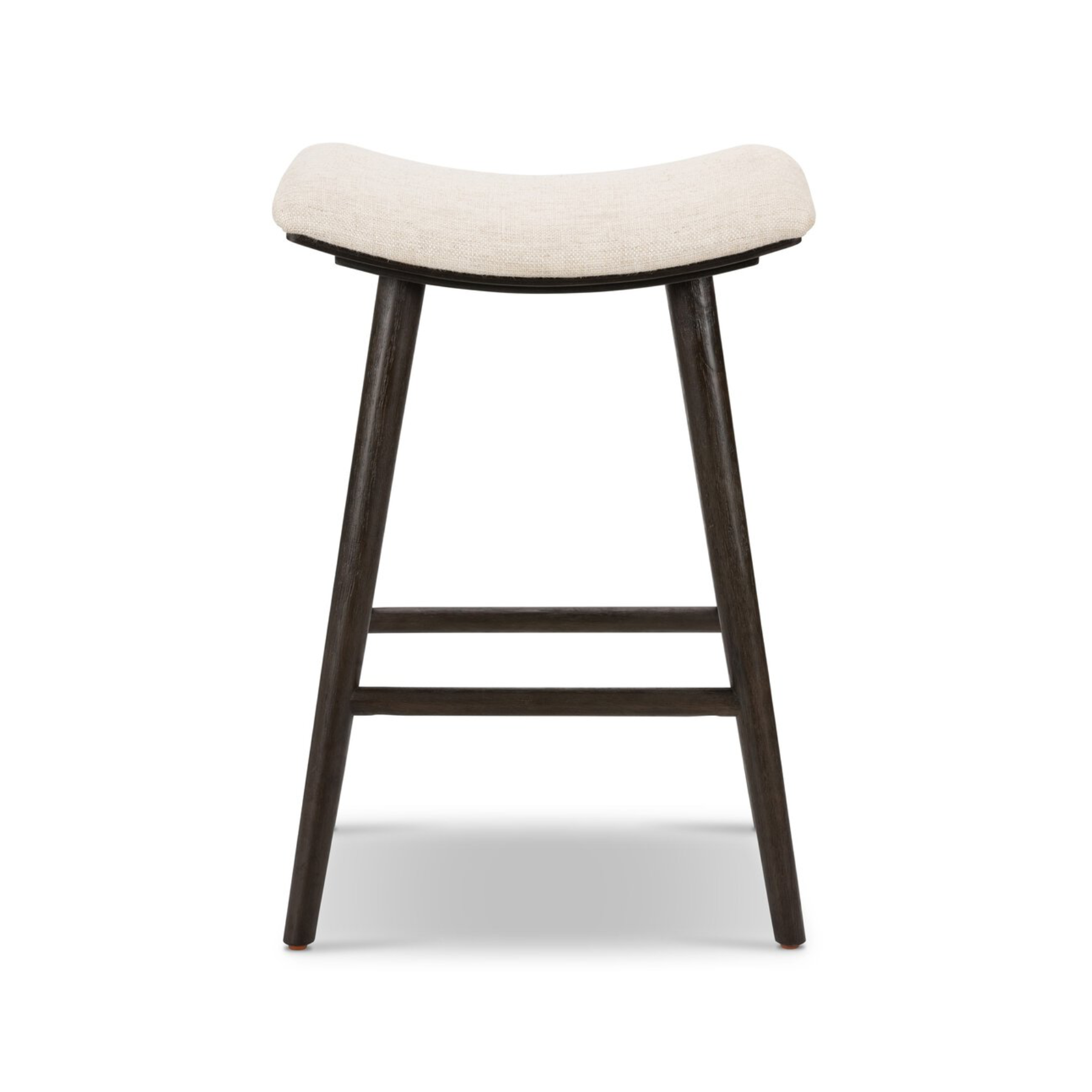 Union Saddle Counter Stool FURNITURE - bar/counter stool Four Hands Essence Natural/Carbon Ash