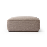 Sinclair Square Ottoman-36" FURNITURE - ottoman Four Hands Barrow Taupe