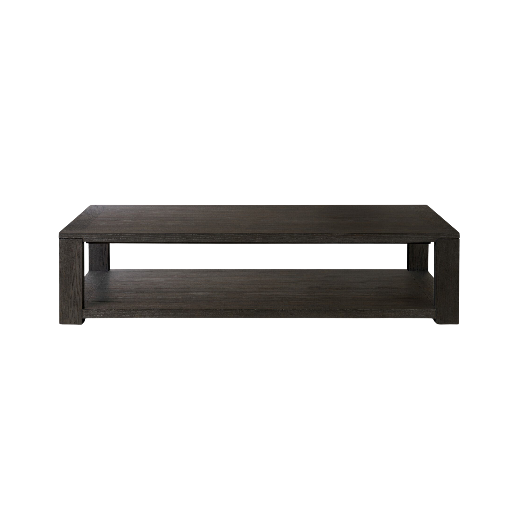 Twilla Coffee Table Coffee Tables Four Hands Dark Anthracite Oak Veneer