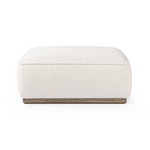 Sinclair Square Ottoman-36" FURNITURE - ottoman Four Hands Knoll Natural