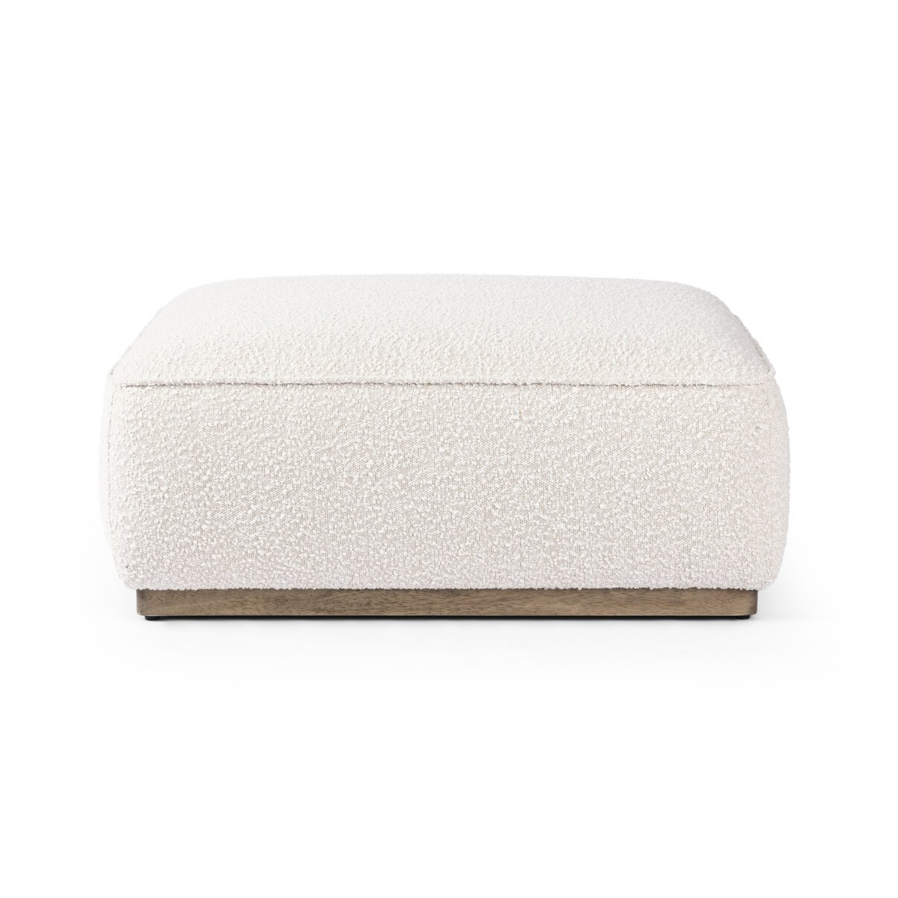 Sinclair Square Ottoman-36" FURNITURE - ottoman Four Hands Knoll Natural