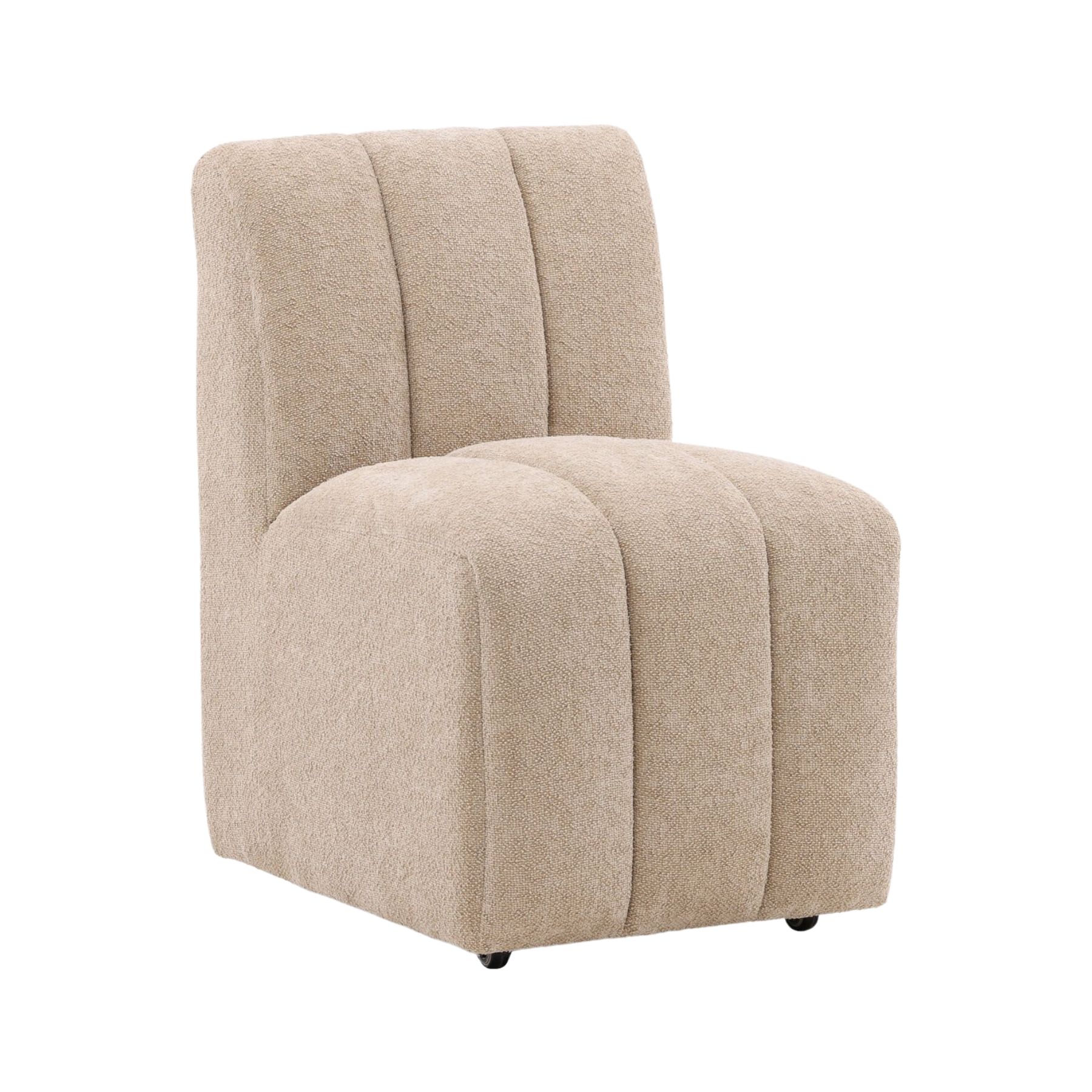 Willaby Dining Chair Dining Chairs Dovetail Mink Beige