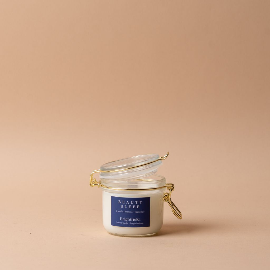 Beauty Sleep Glass Candle by Brightfield candle Brightfield