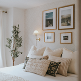 Gingham Linen Pillow Cover