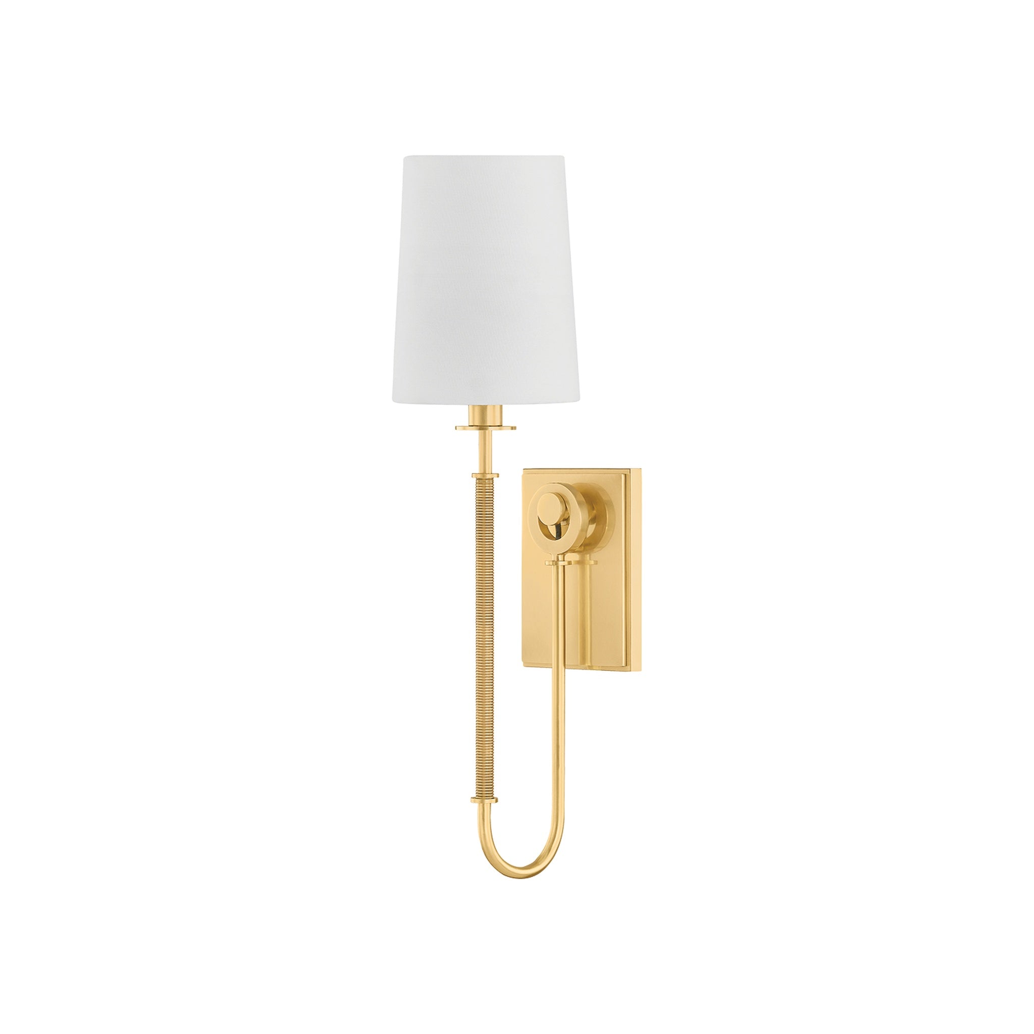 Glenmont Wall Sconce LIGHTING - wall sconce Hudson Valley Lighting Aged Brass Small