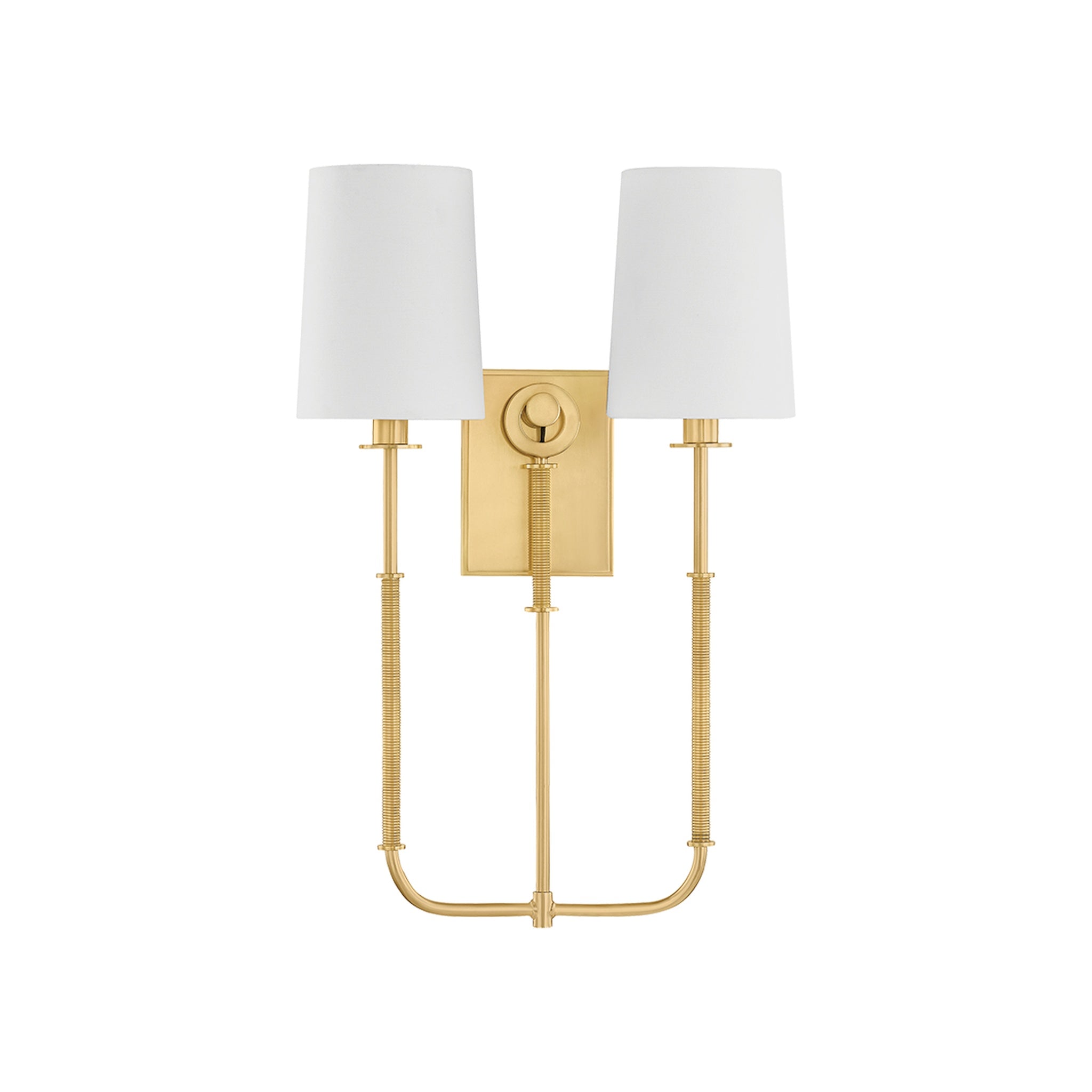 Glenmont Wall Sconce LIGHTING - wall sconce Hudson Valley Lighting Aged Brass Large