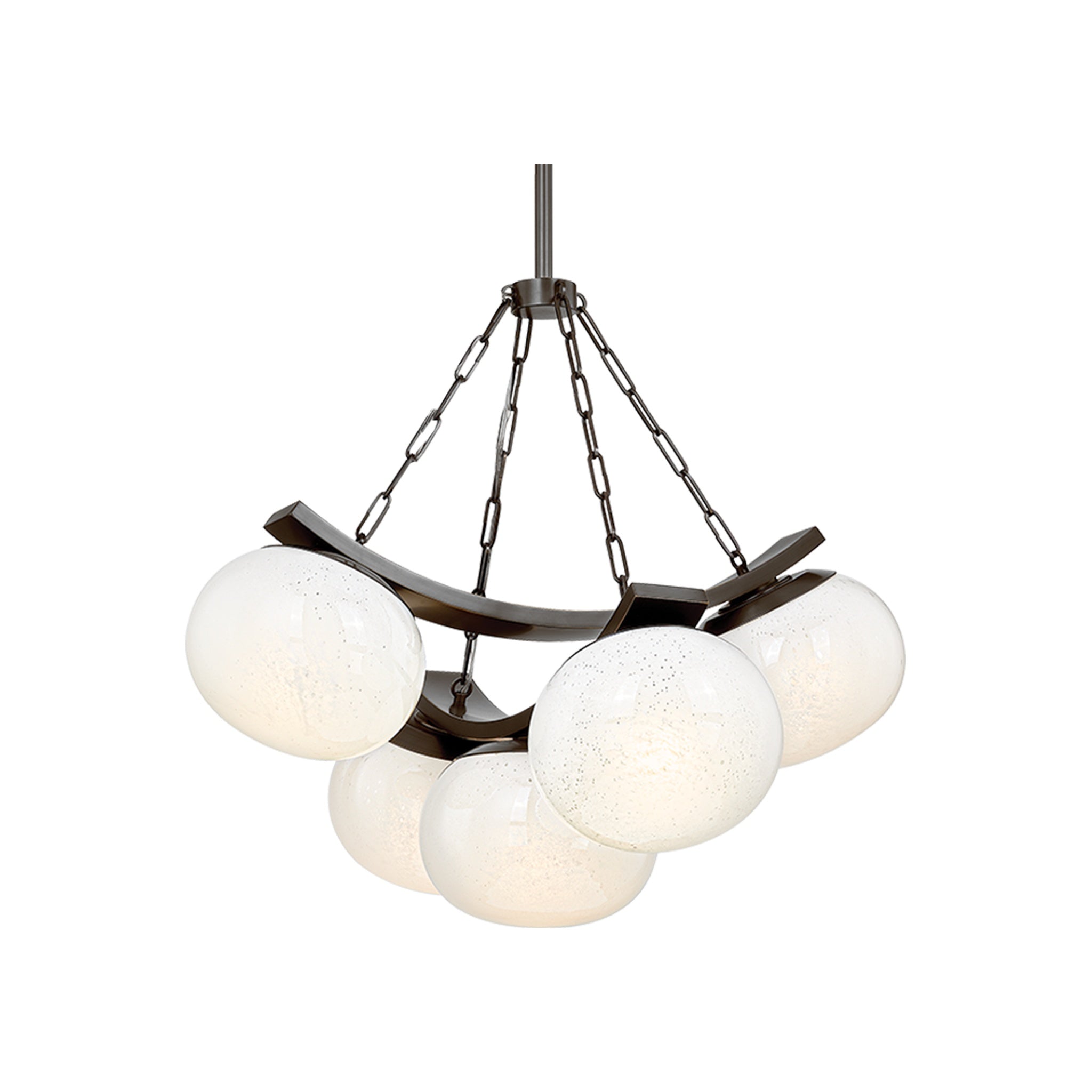 Duxbury Chandelier LIGHTING - chandelier Hudson Valley Lighting Distressed Bronze Small