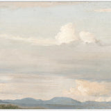 "Cloudy Horizon" Framed Canvas