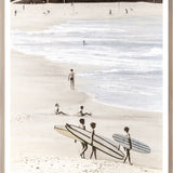 "Surfers" Framed Art Print