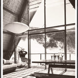 "Ski Cabin C.1966" Framed Art Print
